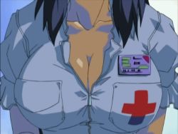 Rule 34 | 00s, 1girl, angel blade, animated, animated gif, ass, blue hair, bouncing breasts, breasts, cameltoe, carrying, female focus, garter straps, general chloe, gloves, hat, hip focus, large breasts, lipstick, long hair, makeup, nurse, nurse cap, panties, pantyshot, red lips, screencap, solo, thighhighs, underwear, walking, white panties, white thighhighs