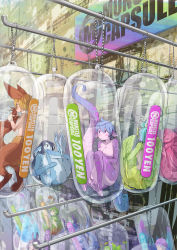 Rule 34 | 6+girls, against glass, ahoge, animal ears, aqua hair, arm up, ass, bad id, bad pixiv id, barefoot, between legs, blonde hair, blue eyes, blue hair, blue skin, blush, blush stickers, breast rest, breasts, brown hair, capsule, cleavage, closed mouth, collarbone, colored skin, commentary request, covered mouth, crossed arms, feathered wings, feet, fins, fish girl, for sale, frown, furry, gills, gradient hair, green wings, hair between eyes, harpy, highres, holding tail, horns, in container, knees to chest, knees together feet apart, lamia, legs up, lizard tail, long hair, looking at viewer, looking away, looking up, medium breasts, mini person, minigirl, monster girl, multicolored hair, multicolored wings, multiple girls, no pussy, nucomas, nude, original, out of frame, plant, plant girl, plant hair, price tag, profile, purple hair, purple skin, rabbit ears, reflection, reptile girl, shark girl, short hair, sideboob, sitting, slime (substance), slime girl, smile, snout, soles, spread legs, standing, tail, tail between legs, tentacles, transparent, two-tone hair, vines, webbed feet, winged arms, wings