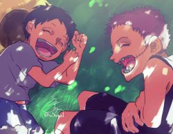 Rule 34 | 2boys, age difference, charlotte katakuri, male focus, monkey d. luffy, multiple boys, one piece, tagme