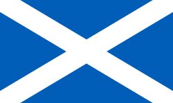 Rule 34 | blue flag, cross, highres, monochrome, no humans, non-web source, off-topic, saltire, scotland, scottish flag
