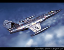 Rule 34 | ace combat, ace combat 7: skies unknown, aircraft, airplane, cloud, commentary, commentary request, f-104 starfighter, fighter jet, flying, jet, military, military vehicle, real life, realistic, roundel, signature, vehicle focus, zephyr164