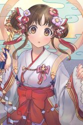 Rule 34 | 1girl, blush, japanese clothes, kimono, princess connect!, s.u. (simpleu818), suzume (princess connect!), tagme