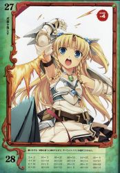 Rule 34 | 10s, 1girl, armor, armored dress, blonde hair, blue eyes, eilin (queen&#039;s blade), elbow gloves, gloves, hiiro yuki, jewelry, long hair, queen&#039;s blade, queen&#039;s blade rebellion, simple background, solo, white background