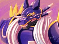 Rule 34 | 1other, absurdres, ancientgarurumon, digimon, digimon (creature), highres, long hair, original, other focus, solo, wolf