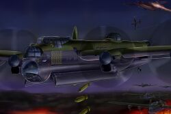 2boys aircraft airplane avro_lancaster bf_109 bomb bomber explosive fire gun kcme luftwaffe machine_gun military military_vehicle multiple_boys night original pilot propeller royal_air_force smoke turret weapon world_war_ii