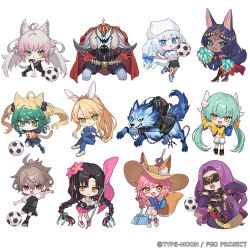 Rule 34 | 3boys, 6+girls, absurdly long hair, ahoge, animal, animal ear fluff, animal ears, arm support, atalanta (fate), atalanta alter (fate), ball, beach umbrella, beanie, bikini, black footwear, black hair, black jacket, black pantyhose, black shirt, black shorts, blonde hair, blue bracelet, blue eyes, blue jacket, blue pants, blue ribbon, blue shirt, blue socks, boots, bottle, breasts, brown footwear, brown hair, brown hat, brown pantyhose, brown shorts, cat ears, cat girl, cat tail, chain, chest tattoo, chibi, closed mouth, collared shirt, copyright notice, covered eyes, crossed arms, crown, cuffs, dark-skinned female, dark skin, dobrynya nikitich (fate), dress, ears through headwear, fake animal ears, fang, fate/grand order, fate (series), flag, flower, forehead tattoo, fox ears, fox girl, fox tail, full body, gem, gloves, gold trim, gorgon (fate), gradient hair, green eyes, green footwear, green hair, green socks, grey hair, hair between eyes, hair bobbles, hair ornament, hair ribbon, hands up, hat, head chain, headless, hessian (fate), holding, holding bottle, holding flag, holding removed eyewear, holding towel, holding umbrella, invisible chair, ivan the terrible (fate), jacket, jewelry, kiyohime (fate), kiyohime (fate/grand order), kiyohime (swimsuit lancer) (fate), kneehighs, leaning forward, lobo (fate), long hair, looking at object, looking at viewer, medium breasts, medusa (fate), midriff, miniskirt, monster girl, multicolored hair, multiple boys, multiple girls, navel, necklace, no nose, official art, open mouth, oversized animal, pants, pantyhose, parted bangs, pearl necklace, pink flag, pink flower, pink hair, pink skirt, pleated skirt, pom pom (cheerleading), ponytail, purple hair, queen of sheba (fate), rabbit ears, red dress, red eyes, red gemstone, red gloves, ribbon, rider, riding, scales, sessyoin kiara, sessyoin kiara (swimsuit mooncancer), sessyoin kiara (swimsuit mooncancer) (first ascension), shell, shell necklace, shirt, shoes, short sleeves, shorts, shugao, sidelocks, sieg (fate), sitting, skirt, smile, snake hair, snake tail, soccer ball, socks, standing, streaked hair, striped clothes, striped shirt, sun hat, sunglasses, swimsuit, tail, tamamo (fate), tamamo no mae (swimsuit lancer) (fate), tattoo, teeth, thigh boots, tied shirt, towel, tusks, twintails, umbrella, unworn eyewear, upper teeth only, vertical-striped clothes, vertical-striped shirt, very long hair, water bottle, white background, white bikini, white footwear, white hat, white shirt, white shorts, white socks, wolf, yellow eyes, yellow ribbon, yellow shirt, yellow towel