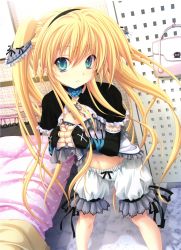 Rule 34 | absurdres, blonde hair, blue eyes, character request, highres, lolita fashion, miyama-zero, twintails