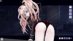 Rule 34 | 10s, 1girl, 3d, animated, artificial academy 2, ass, ass shake, blonde hair, blue eyes, breasts, danganronpa (series), enoshima junko, indoors, interior, large breasts, looking at viewer, looking back, looping animation, panties, skirt, smile, twintails, underwear, video