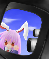 Rule 34 | 1girl, aircraft, airplane, animal ears, rabbit ears, female focus, reisen udongein inaba, solo, touhou