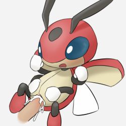 Rule 34 | 1girl, antennae, blank eyes, blue eyes, blush, creatures (company), cum, cum in pussy, disembodied penis, ejaculation, erection, extra arms, full body, game freak, gen 2 pokemon, hetero, highres, insect wings, ledian, lying, monster, nintendo, no humans, on back, open mouth, orgasm, penis, pokemon, pokemon (creature), pussy, sex, spread legs, uncensored, vaginal, wings, youjo modoki