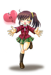 Rule 34 | blush, highres, hoshikawa tsukimi, original, school uniform, smile