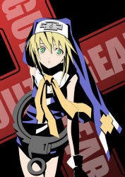 Rule 34 | 1boy, arc system works, blonde hair, bridget (guilty gear), constricted pupils, cuffs, green eyes, guilty gear, guilty gear xx, habit, handcuffs, high contrast, male focus, solo, style request, trap, yuki tokito, yuuki tokito
