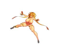 Rule 34 | 1girl, arms up, blonde hair, blush, boots, breasts, embarrassed, feet, female focus, fingerless gloves, floating hair, from above, full body, functionally nude, game cg, gloves, groin, gun, holding, holding gun, holding weapon, huge breasts, legs, legs apart, long hair, looking at viewer, melon22, navel, nipples, no panties, original, outstretched arms, pussy, short shorts, shorts, solo, spread arms, standing, thighs, torn clothes, transparent background, weapon, yellow eyes