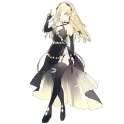 Rule 34 | 1girl, alternate hairstyle, black bow, black dress, black footwear, blonde hair, blue eyes, blush, boots, bow, braid, breasts, choker, cleavage, criss-cross halter, daewoo k5, detached sleeves, dress, earrings, elbow gloves, full body, garter straps, girls&#039; frontline, gloves, gun, hair bow, hair ornament, halterneck, handgun, holding, holding gun, holding weapon, jewelry, k5 (destiny waltz) (girls&#039; frontline), k5 (girls&#039; frontline), long hair, looking at viewer, lpip, medium breasts, multiple braids, official alternate costume, official art, platform footwear, pointing, pointing up, side slit, sidelocks, single detached sleeve, single elbow glove, skindentation, smile, solo, thigh boots, thigh strap, thighhighs, transparent background, trigger discipline, two-tone dress, weapon, yellow dress