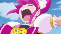 Rule 34 | 10s, aino megumi, animated, animated gif, cloud, cure lovely, day, happinesscharge precure!, long hair, lowres, panties, pink eyes, pink hair, pleated skirt, ponytail, precure, ribbon (happinesscharge precure!), screencap, skirt, sky, underwear