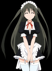 Rule 34 | absurdres, highres, maid, mayo chiki!, suzutsuki kanade, tagme, thighhighs, vector trace
