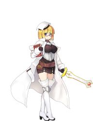 Rule 34 | 1girl, armor, awakening (sennen sensou aigis), belt, belt skirt, blonde hair, blue eyes, book, boots, coat, corinne (sennen sensou aigis), full body, glasses, hat, high heels, holding, holding book, itou ryuusei, long sleeves, looking at viewer, official art, open clothes, open coat, pencil skirt, red-framed eyewear, semi-rimless eyewear, sennen sensou aigis, skirt, smile, solo, thigh boots, thighhighs, transparent background, under-rim eyewear, white footwear, white thighhighs
