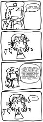 Rule 34 | 2girls, 4koma, comic, english text, female focus, flandre scarlet, greyscale, hard-translated, highres, hong meiling, kirby (series), long image, monochrome, multiple girls, new year, nintendo, tall image, embodiment of scarlet devil, third-party edit, touhou, translated, walfas, walfie, | |