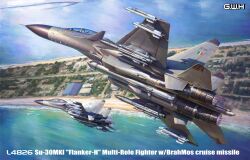 Rule 34 | aircraft, airplane, anti-aircraft, anti-aircraft missile, anti-ship missile, box art, canards, fighter jet, highres, indian air force, island, jeffholy, jet, military vehicle, missile, original, pj-10 brahmos, roundel, su-30, water