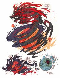 Rule 34 | astral dragon atruum (dmfd), concept art, dragon, dragon: marked for death, inti creates, nakayama tooru, no humans, official art, tagme