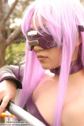 Rule 34 | 1girl, blindfold, cosplay, cosplay photo, dress, fate/stay night, fate (series), medusa (fate), medusa (rider) (fate), medusa (rider) (fate) (cosplay), photo (medium), solo, strapless, strapless dress