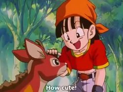 Rule 34 | 1boy, 1girl, age difference, animated, anime screenshot, breast sucking, breastfeeding, deer, dragon ball, dragon ball gt, lowres, pan (dragon ball), screencap, sound, tagme, video