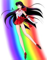 Rule 34 | anello81, crystal, heels, highres, looking at viewer, rainbow, sailor mars, shoes