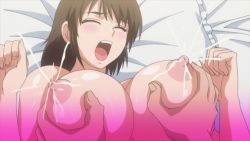 Rule 34 | 10s, 1boy, 1girl, animated, animated gif, bed, grabbing another&#039;s breast, breasts, closed eyes, father and daughter, grabbing, hhh triple ecchi, hhh triple h, implied sex, incest, lactation, large breasts, lying, milk, miyuki&#039;s dad, miyuki (hhh), nipples, nude, on back, open mouth, out of frame, saliva, screencap, solo focus