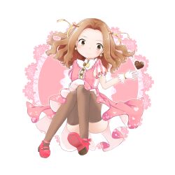 Rule 34 | 1girl, blush, digimon, dress, female focus, heart, smile, solo, tachikawa mimi