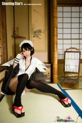 Rule 34 | 1girl, cosplay, iroha (samurai spirits), kanekiyo miwa, photo (medium), samurai spirits, shouji, sliding doors, tagme