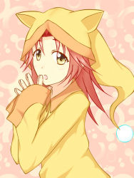 Rule 34 | 10s, 1girl, :o, animal ears, female focus, hat, infinite stratos, long hair, nohotoke honne, open mouth, red hair, solo, yellow eyes