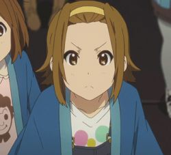Rule 34 | animated, animated gif, brown eyes, brown hair, female focus, forehead, hairband, hairline, hirasawa yui, japanese clothes, k-on!, lowres, screencap, solo focus, tainaka ritsu