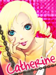 Rule 34 | 1girl, atlus, bad id, bad pixiv id, blonde hair, blue eyes, catherine, catherine (game), drill hair, hacotan (hakoniworks), rrw, smile, solo, twintails