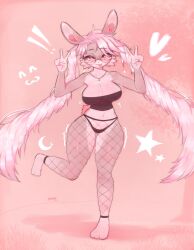 Rule 34 | breasts, bunny girls, thick thighs, thighs, white hair