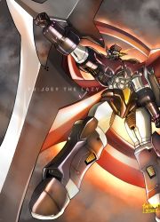 Rule 34 | artist name, clenched hand, dated, floating, glowing, glowing eye, highres, joey the lazy, looking to the side, mazinger (series), mazinger z, mazinger zero (mecha), mecha, no humans, robot, shin mazinger zero, solo, super robot wars, super robot wars v, yellow eyes