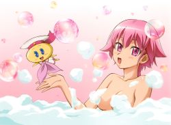 Rule 34 | 00s, 1girl, bath, bathing, highres, kabashima yousuke, nude, shishidou akiha, shishidou imoko, sora wo kakeru shoujo
