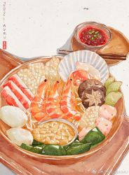 Rule 34 | bowl, chopsticks, clam, commentary, crayfish, egg, english commentary, food, food focus, meat, no humans, original, plate, sauce, saucer, simple background, still life, tray, vegetable, warmluvs