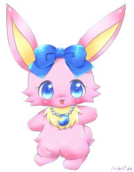 Rule 34 | artist request, blue eyes, rabbit, character request, furry, hair ribbon, highres, jewelpet, jewelpet (series), ribbon