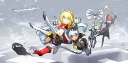Rule 34 | 5girls, aegis (persona), android, atlus, blonde hair, blue eyes, blue hair, green hair, labrys (persona), long hair, megami tensei, metis (persona), multiple girls, observerz, persona, persona 3, persona 4, persona 4: the ultimate in mayonaka arena, persona q: shadow of the labyrinth, persona q (series), ponytail, purple hair, red eyes, shadow (persona), shadow labrys, shin megami tensei, short hair, unit #024, weapon, yellow eyes