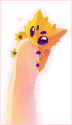 Rule 34 | animal, animal focus, animal on finger, animal on hand, creatures (company), game freak, gen 5 pokemon, index finger raised, insect on finger, joltik, looking at animal, nintendo, pokemon, pokemon (creature), tagme, zillychu