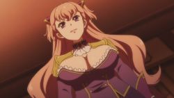 Rule 34 | 10s, 1girl, animated, animated gif, bouncing breasts, breasts, charlotte scherzen, cleavage, female focus, kaneko hiraku, large breasts, long hair, solo, valkyrie drive, valkyrie drive -mermaid-