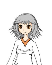 Rule 34 | corovaneer, grey hair, mascot, nowai-tan, orange eyes