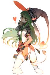 Rule 34 | 1girl, ass, bare shoulders, boots, c.c., character request, code geass, creayus, demon tail, flat ass, hat, heart, horns, solo, tail, thigh boots, thighhighs, white footwear, white thighhighs, witch hat