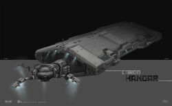 Rule 34 | artist name, caldari state (eve online), commentary, company name, concept art, copyright name, english text, eve online, georg hilmarsson, glowing, grey background, grey theme, highres, logo, machinery, no humans, official art, radio antenna, science fiction, spacecraft