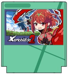 Rule 34 | 1girl, breasts, cartridge, large breasts, ma2acworks, pyra (xenoblade), solo, video game, xenoblade chronicles (series), xenoblade chronicles 2
