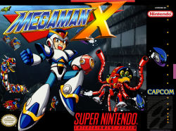 Rule 34 | 1990s (style), angry, attack, capcom, classic, cover, game, game console, video game cover, highres, inafune keiji, launch octopus (mega man), maverick, mega man (series), mega man x (series), retro artstyle, robot, super nintendo, underwater