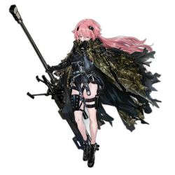 Rule 34 | 1girl, adjusting clothes, anti-materiel rifle, bipod, black footwear, black gloves, black leotard, boot straps, boots, breasts, camouflage, camouflage cloak, cape, cloak, covered mouth, denel land systems, full body, girls&#039; frontline, gloves, grey jacket, gun, handgun, headgear, holding, holding gun, holding weapon, holster, holstered, hood, hood down, hooded cloak, jacket, leotard, long hair, looking at viewer, mod3 (girls&#039; frontline), ntw-20, ntw-20 (girls&#039; frontline), ntw-20 (mod3) (girls&#039; frontline), official alternate costume, official art, one eye closed, pink eyes, pink hair, pistol, ran (bukeranwu), rifle, scope, skindentation, sniper rifle, solo, thigh holster, thighs, transparent background, very long hair, weapon, wrist straps