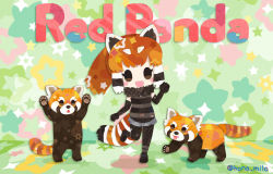 Rule 34 | animal ears, gloves, kemono friends, kemono friends 2, kemono friends 3, kikuchi milo, lesser panda (kemono friends), necktie, school uniform, shirt, skirt, tail