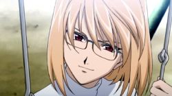 Rule 34 | 00s, 1girl, arcueid brunestud, bespectacled, glasses, screencap, smile, solo, swing, third-party edit, tsukihime