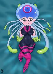 Rule 34 | absurdres, digimon, digimon (creature), highres, jellyfish girl, jellymon, monster girl, tentacle hair, tentacles